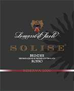 SOLISE VINO TINTO NEGROAMARO" D.O.C. "Brindisi" vino tinto con uvas Negroamaro 100%, Las uvas son seleccionadas y transportadas en carros peque�os. Despues del proceso de produccion del vino viene depositado por barriles para la fermentation del vino rojo sobretodo los ultimos 15-16 dias en temperatura controlada de (26�). Despues se pasa en tanques de acero inoxidable de 150 hl. Alcohol 13,00 % vol. Total acidez 6,06 g/l Total dioxido de sulfuro 70 mg/l pH 3,65. Con carnes rojas y quesos